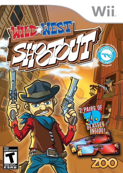 Wild West Shootout box art for Wii